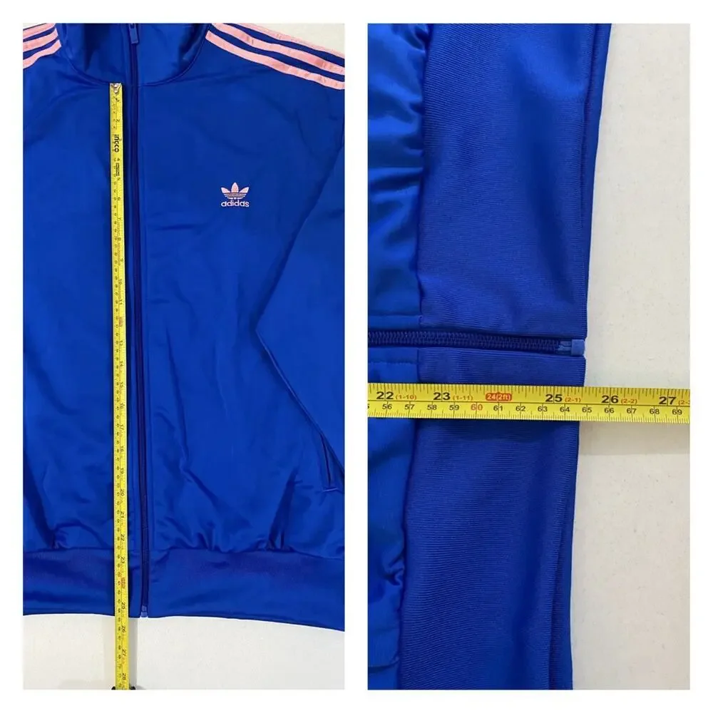 Men's Adidas Originals Adicolor Classics Firebird Tracksuit Blue Pink Size XL